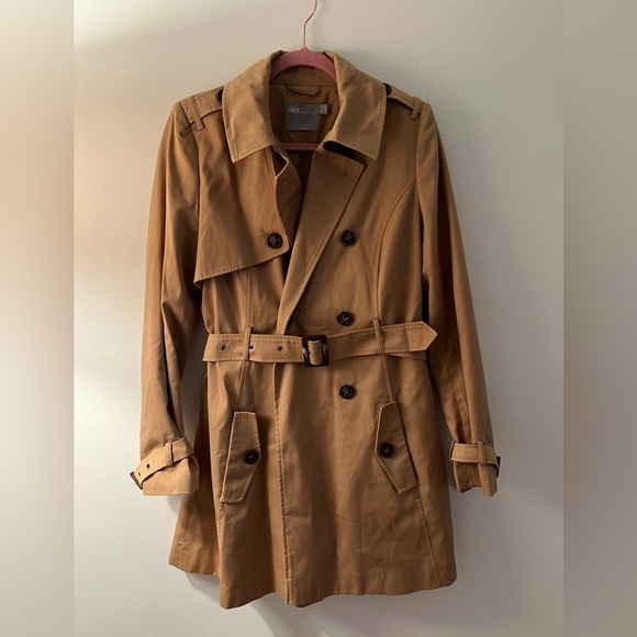 Beige trench coat with belt - Size M - Picture 2 of 7